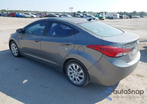 2012 Hyundai Elantra Gls from USA, damaged, VIN 5NPDH4AE4CH141446